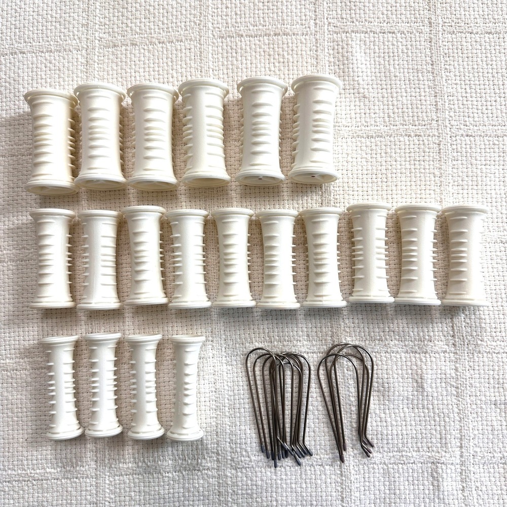 Vidal Sassoon VS321 Replacement Hot Rollers Hair Curlers Metal Pins Pageant 90s